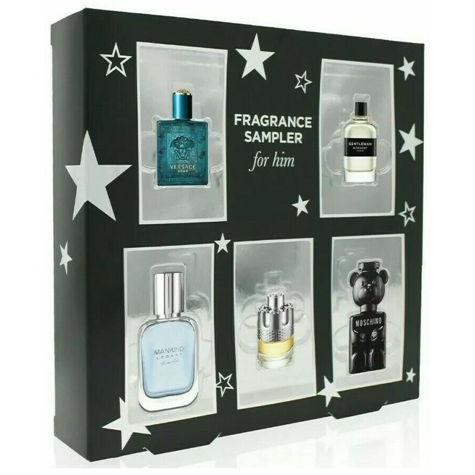 Macy's: Macys Mens Fragrance Gift Set 5 Pc Versace Moschino Azzaro Givenchy  Kenneth Col